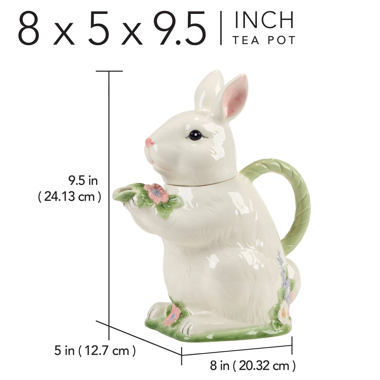 EASTER MORNING BUNNY TEAPOT