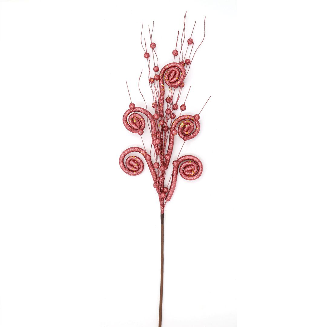 RED GLITTER SWIRL SPRAY