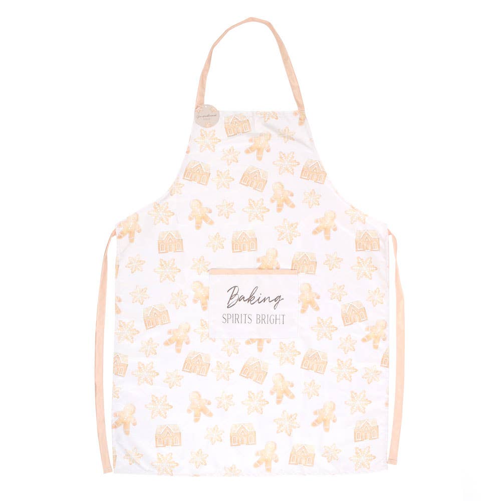 CHRISTMAS GINGERBREAD BAKERY APRON