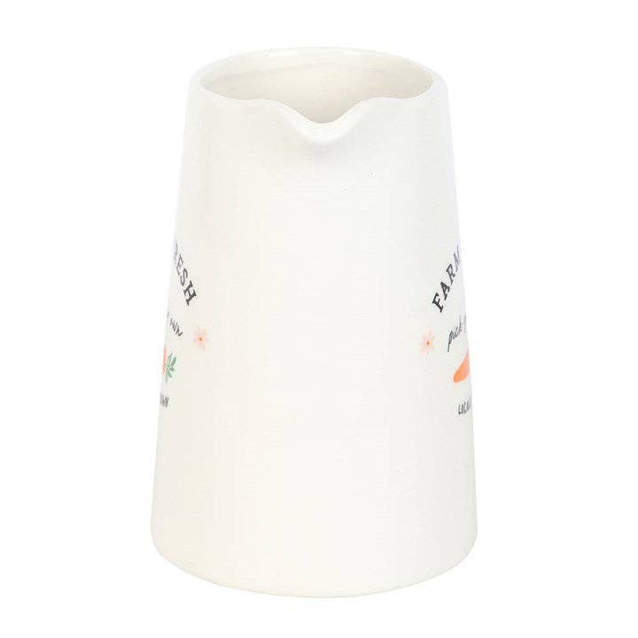 FARM FRESH CARROT PATCH FLOWER JUG