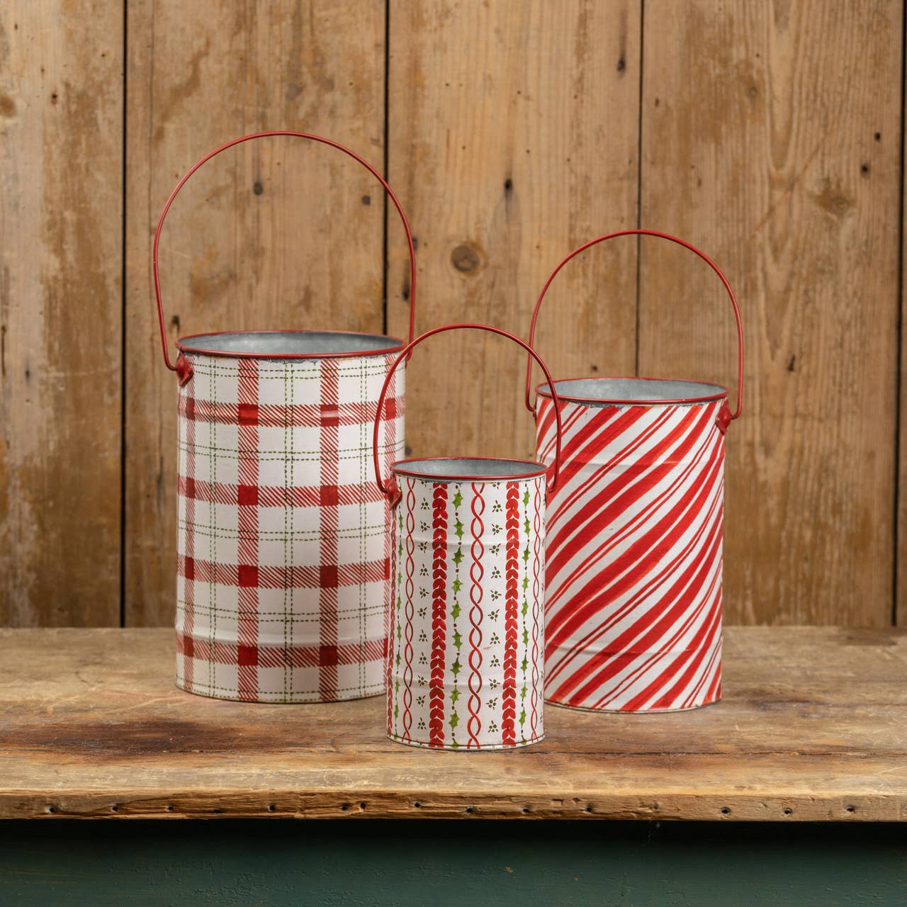 SET/3 HOLIDAY BUCKETS