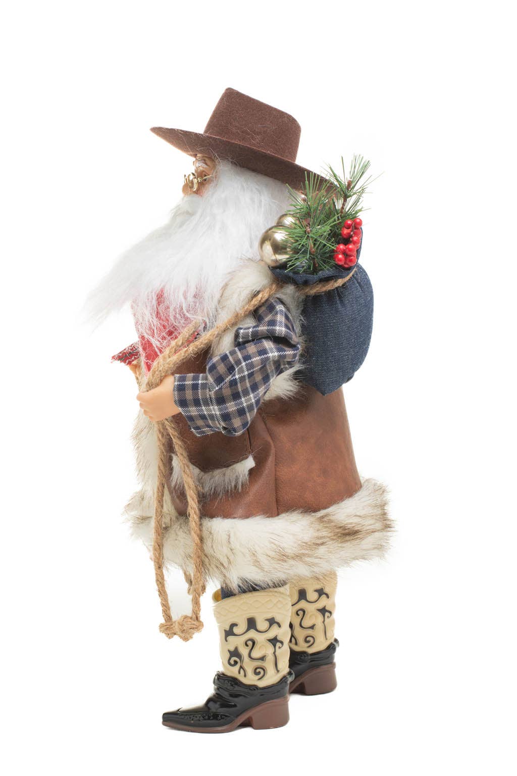 BROWN WESTERN SANTA