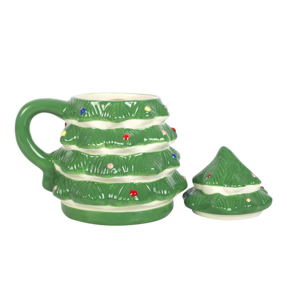 GREEN CHRISTMAS TREE MUG