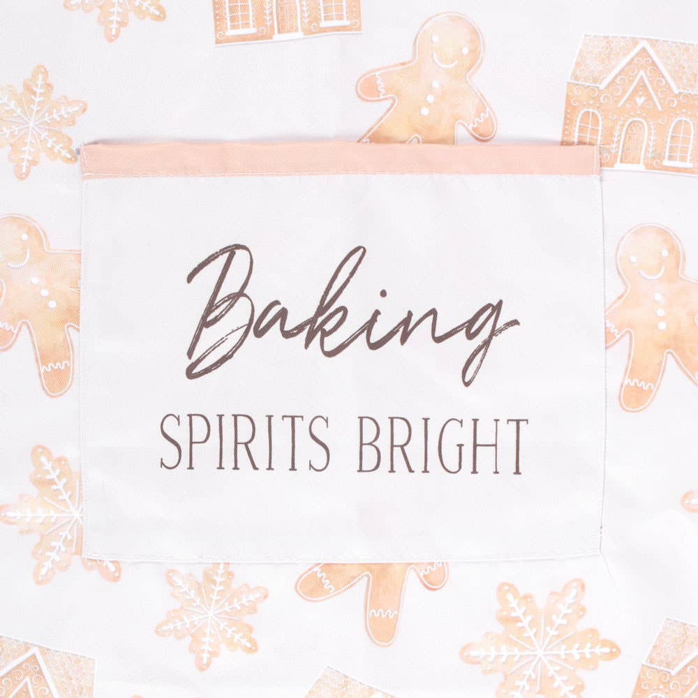 CHRISTMAS GINGERBREAD BAKERY APRON