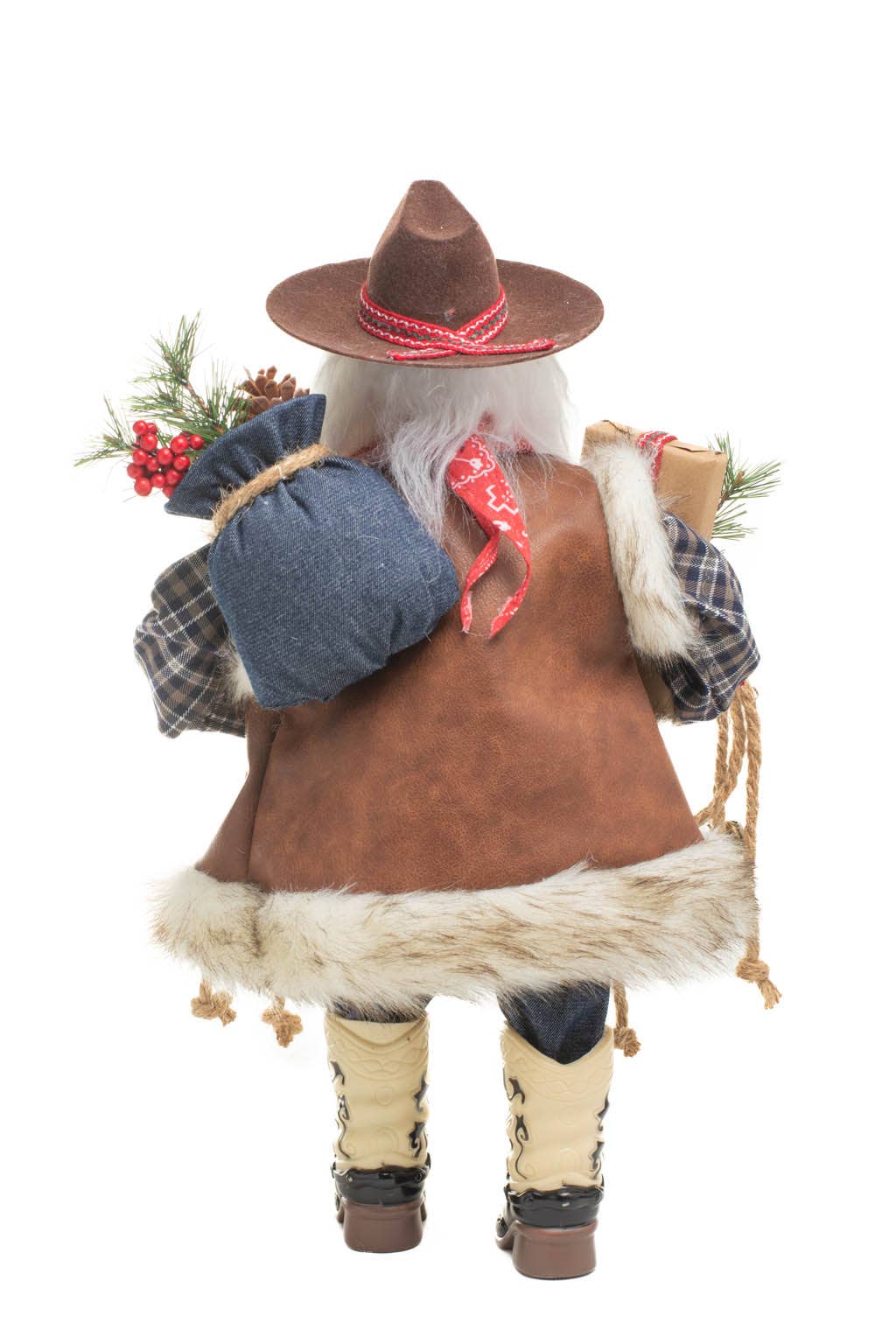 BROWN WESTERN SANTA