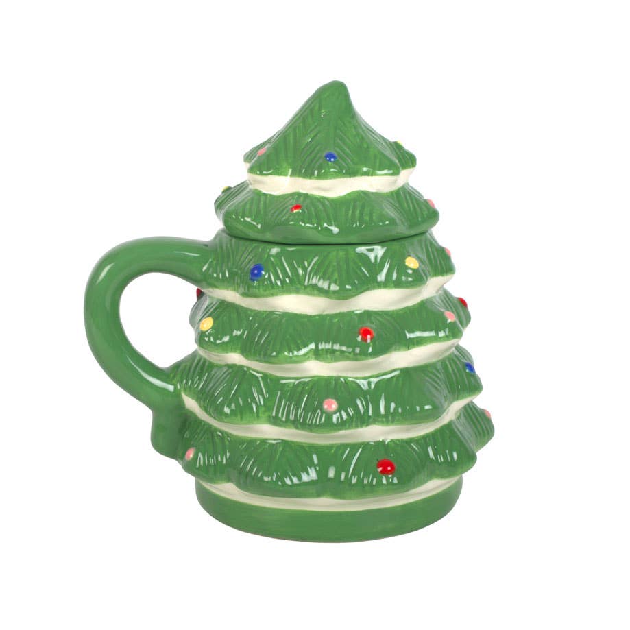 GREEN CHRISTMAS TREE MUG