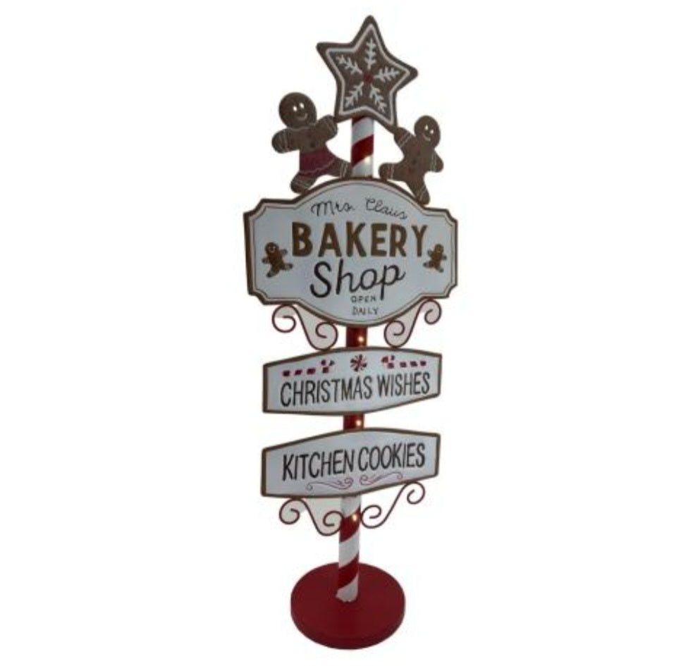 MRS CLAUS BAKERY SIGN