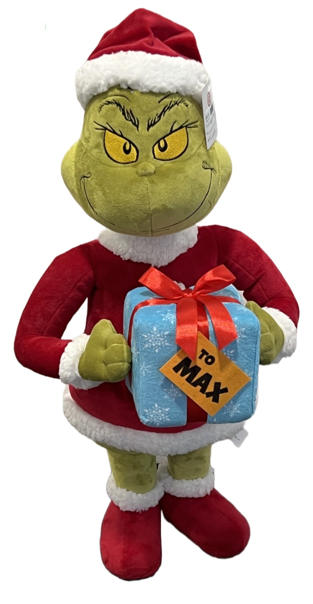 PRE ORDER GRINCH HOLIDAY GREETER MAX PRESENT