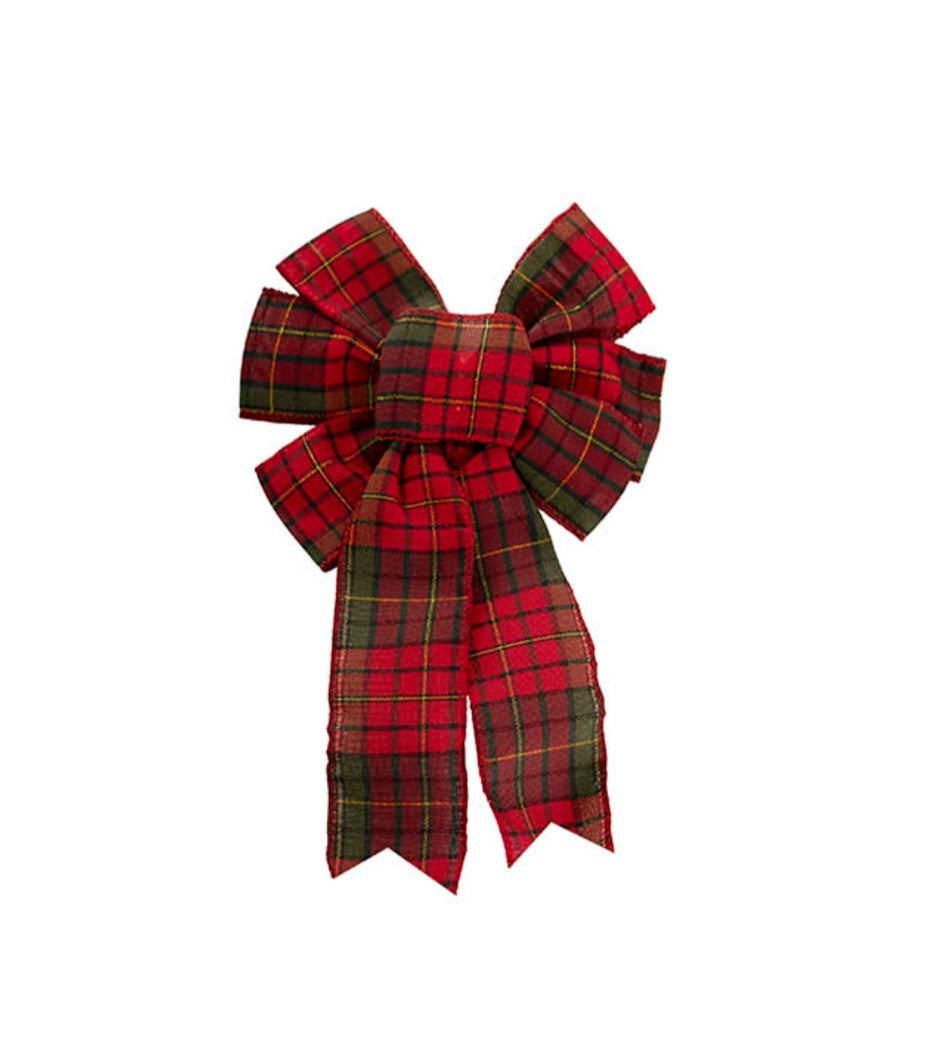 PRE MADE BOW TARTAN