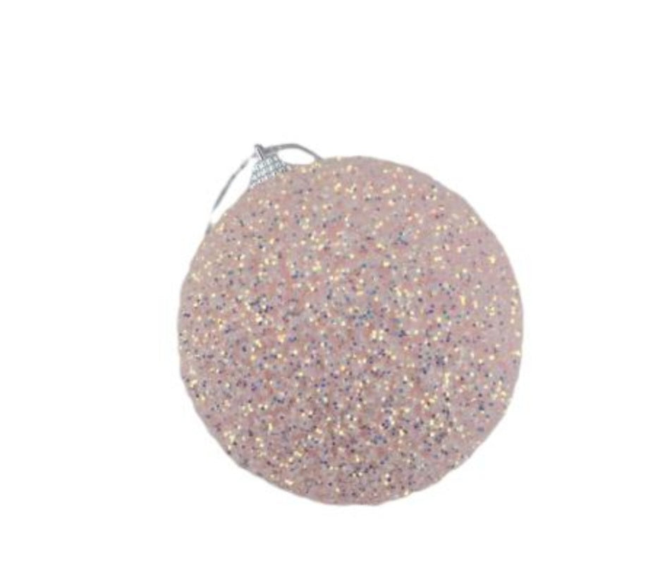 PINK MEDIUM GLITTER BALL