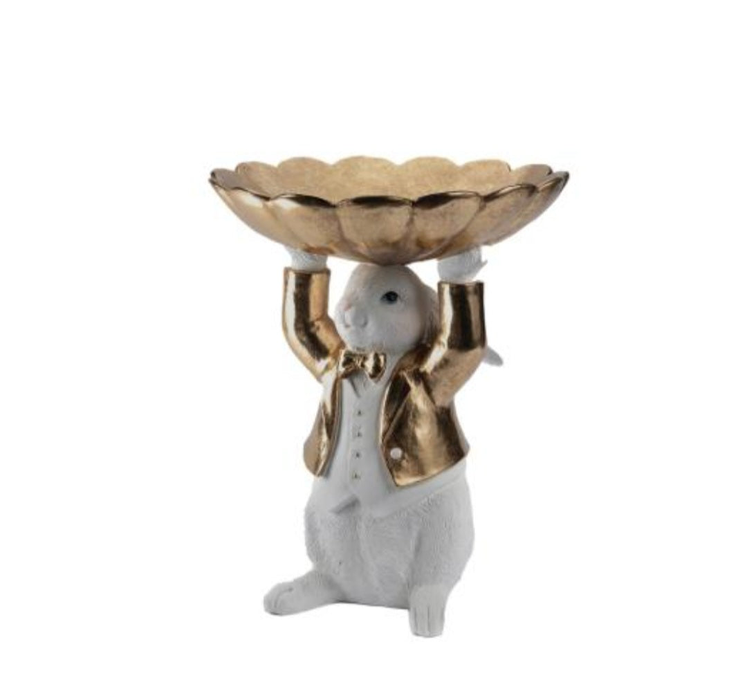 LUXE BUNNY GOLD BOWL