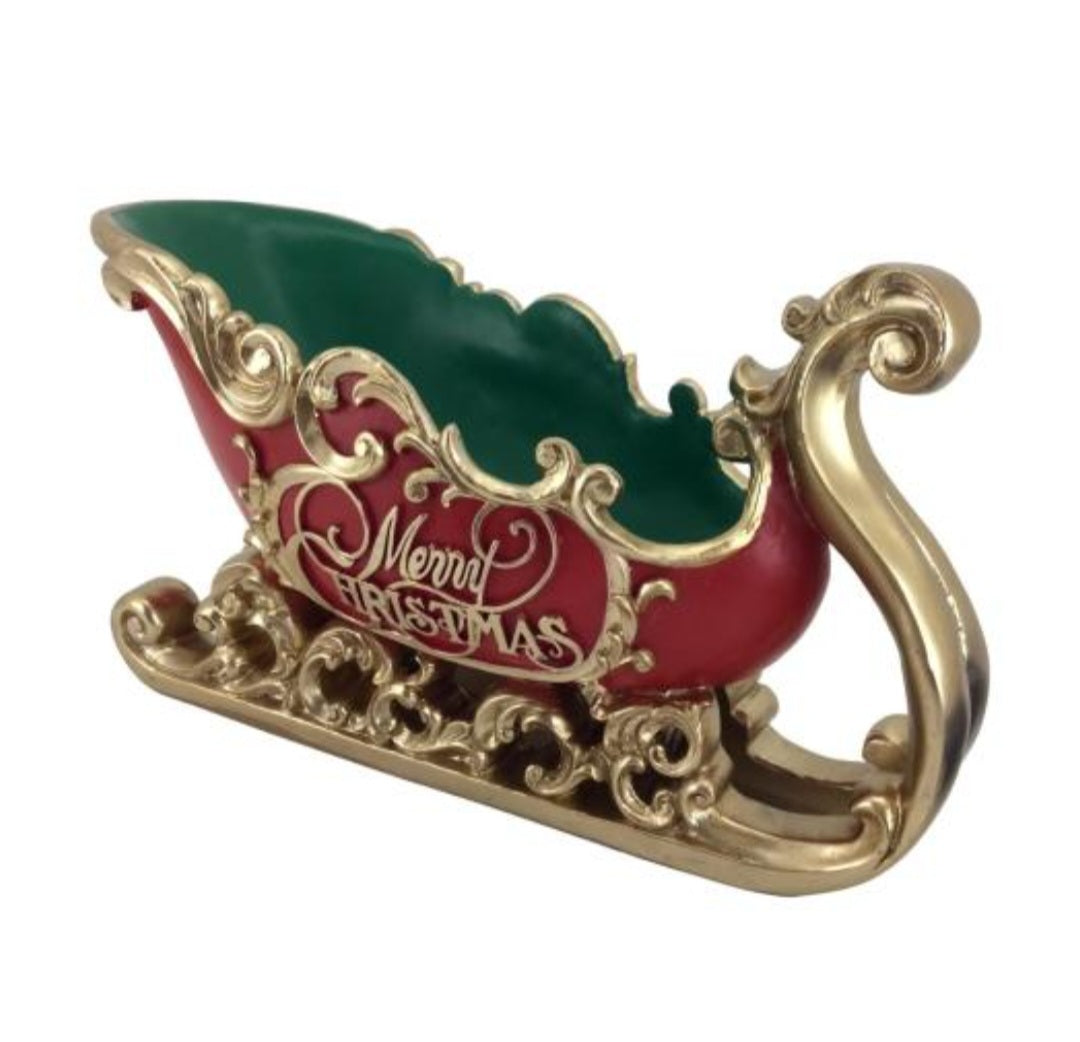 RED SANTA SLEIGH
