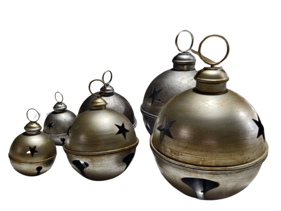 10 INCH JINGLE BELL SILVER