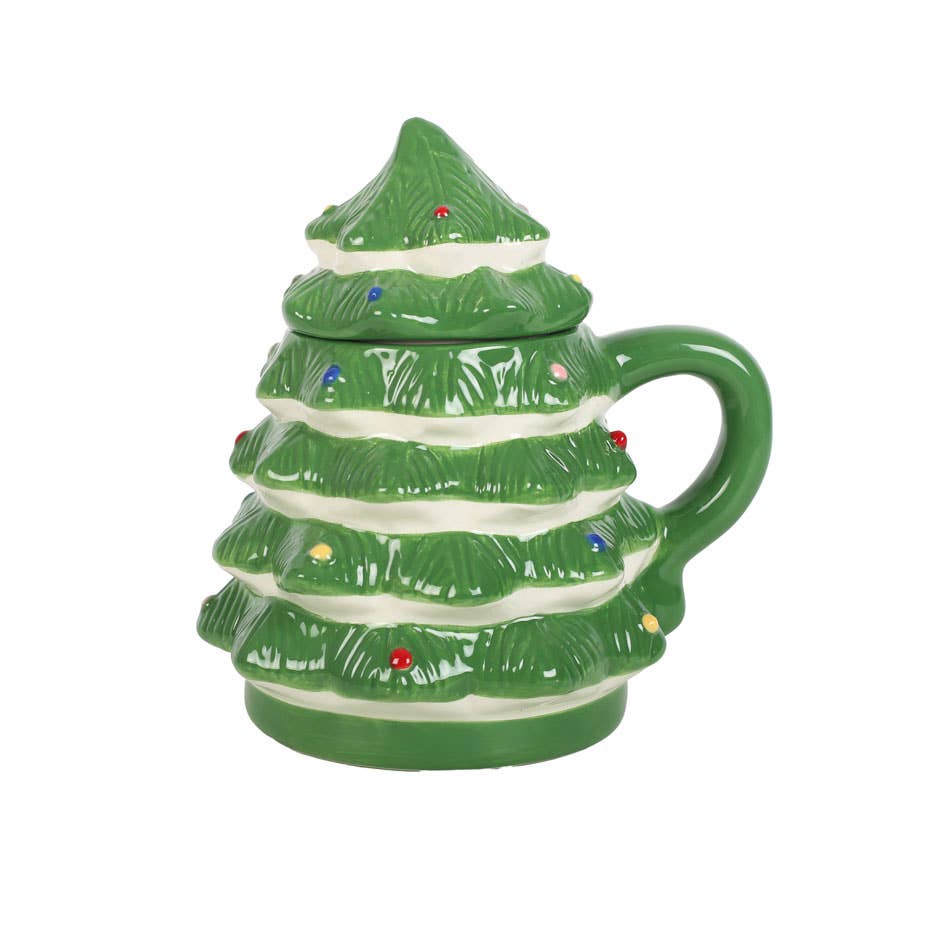 GREEN CHRISTMAS TREE MUG