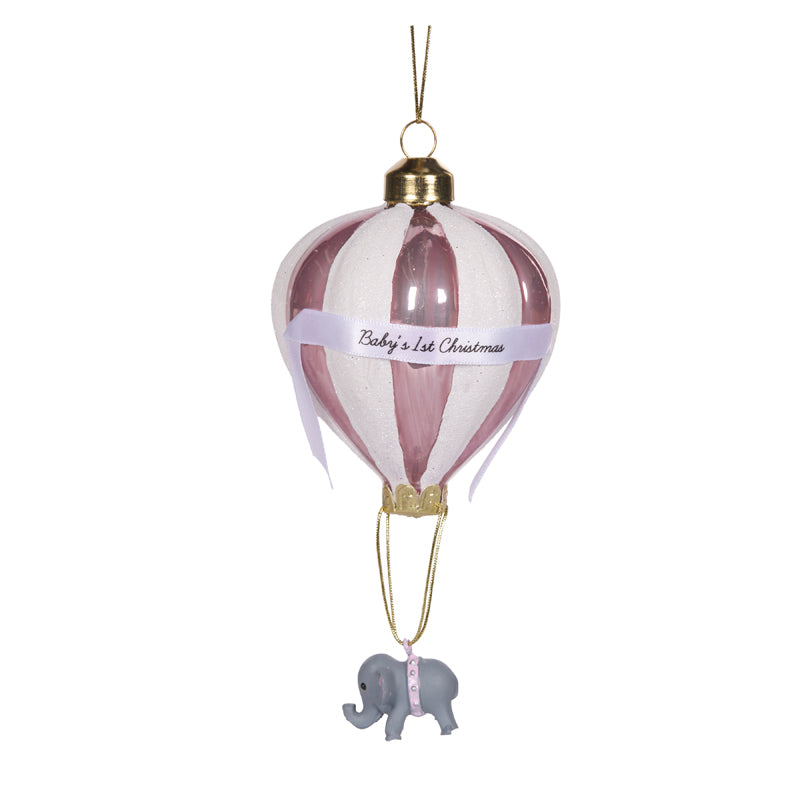 PRE ORDER PINK BABYS 1ST CHRISTMAS ORNAMENT