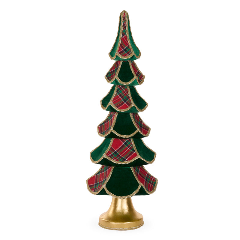 PRE ORDER 90CM TARTAN LAYERED TREE