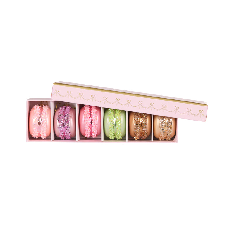 PRE ORDER MACARON GLASS ORNAMENT GIFT BOX