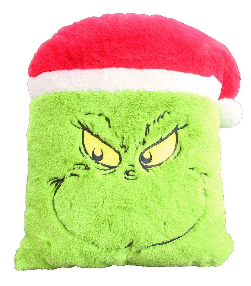 PRE ORDER GRINCH SANTA HAT CUSHION