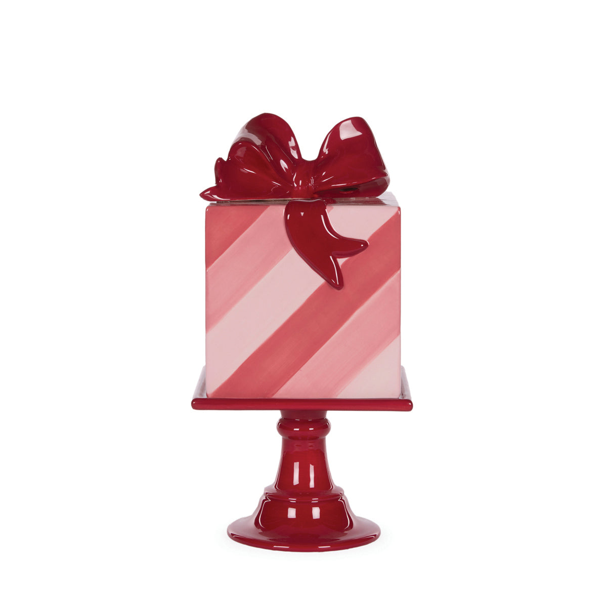 PRE ORDER STRIPED PRESENT CAKE STAND
