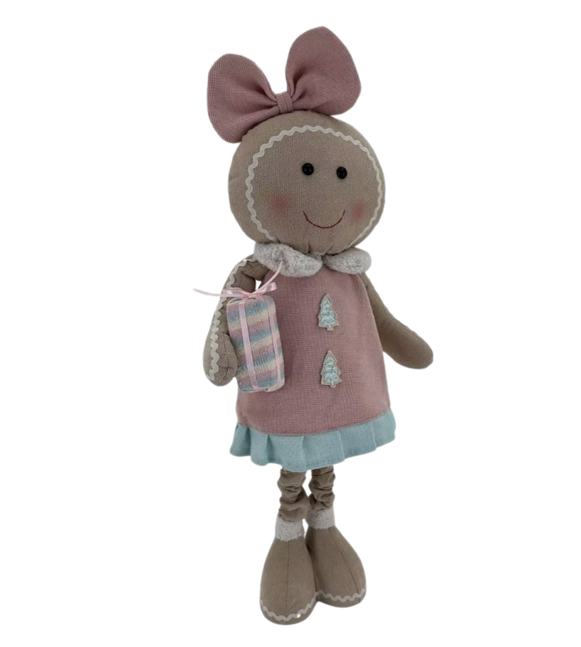 86CM EXTENDABLE PASTEL GINGERBREAD GIRL