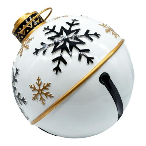 LUXE WHITE LARGE BALL DECOR
