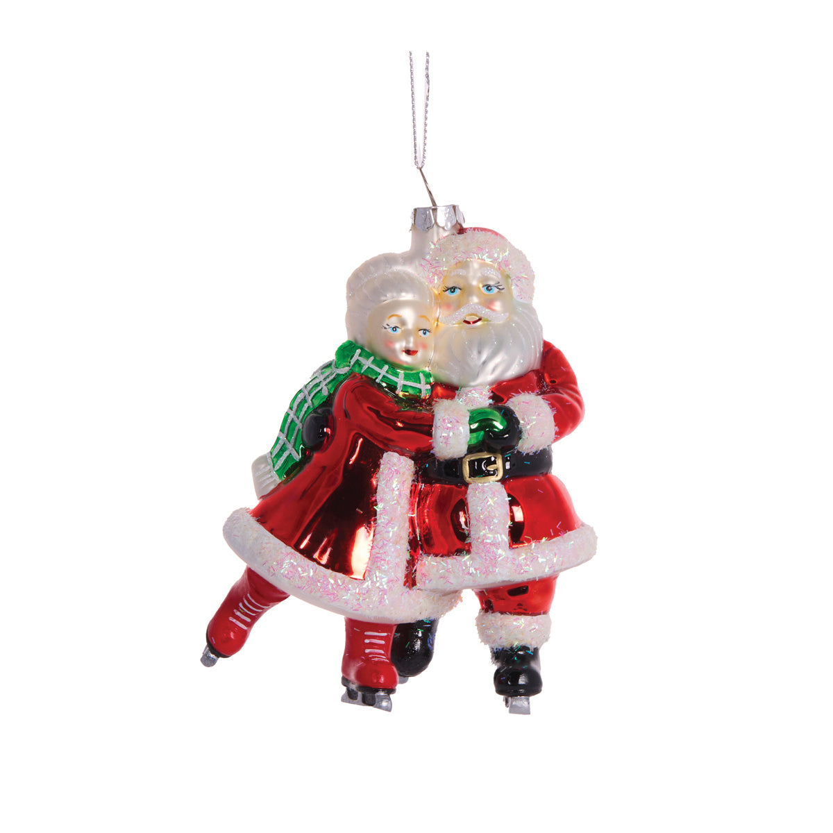 PRE ORDER GLASS HUGGING MR. & MRS. CLAUS