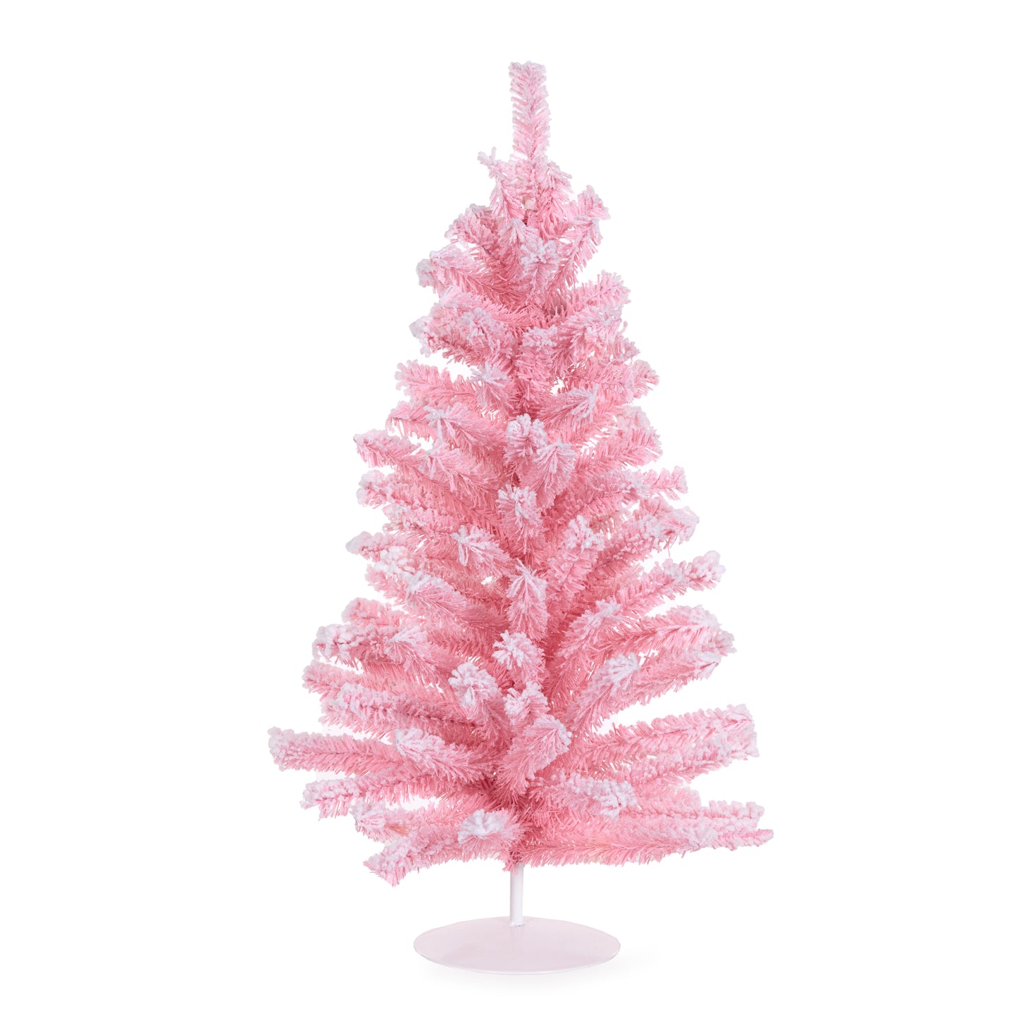 PRE ORDER PASTEL PINK TABLE TOP FLOCKED TREE