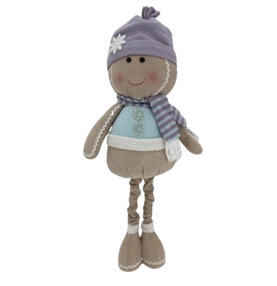 86CM EXTENDABLE PASTEL GINGERBREAD BOY