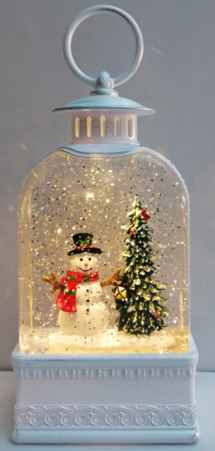 PRE ORDER WATER SPINNING SNOWMAN LANTERN