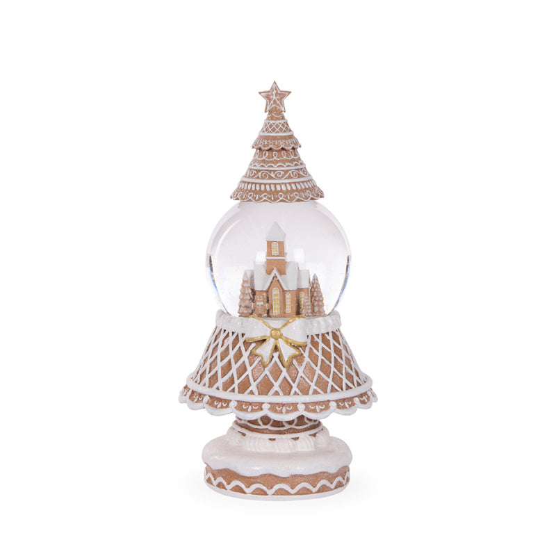 PRE ORDER GINGERBREAD TREE SNOW GLOBE