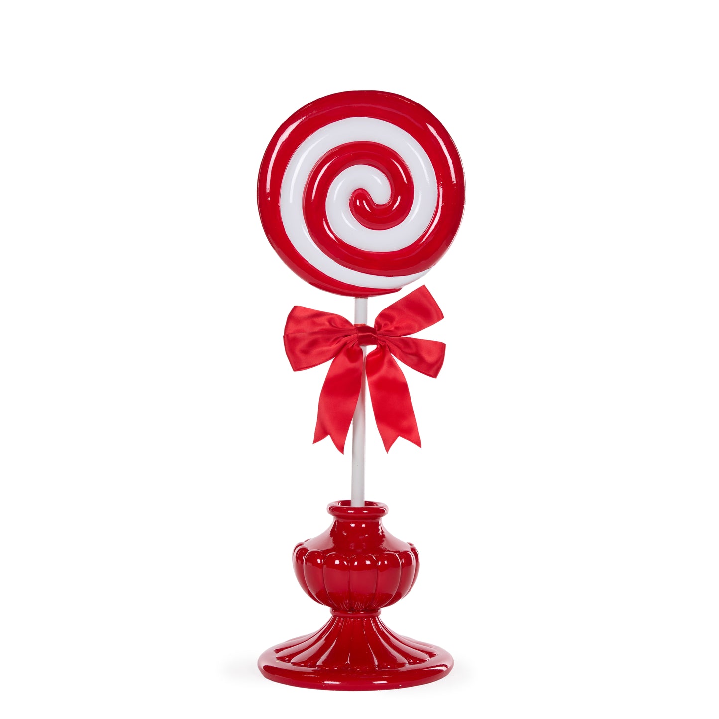 PRE ORDER 55.9CM POTTED PEPPERMINT LOLLIPOP