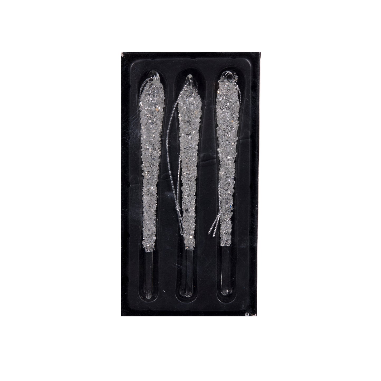 PRE ORDER SET/3 GLASS FROSTED DROPS