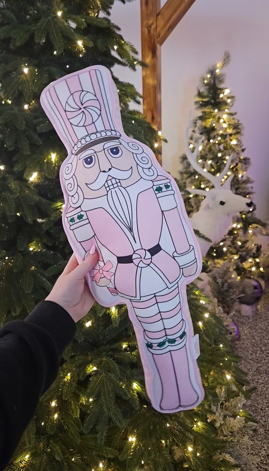 PINK NUTCRACKER CUSHION