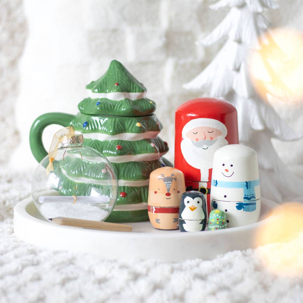 GREEN CHRISTMAS TREE MUG