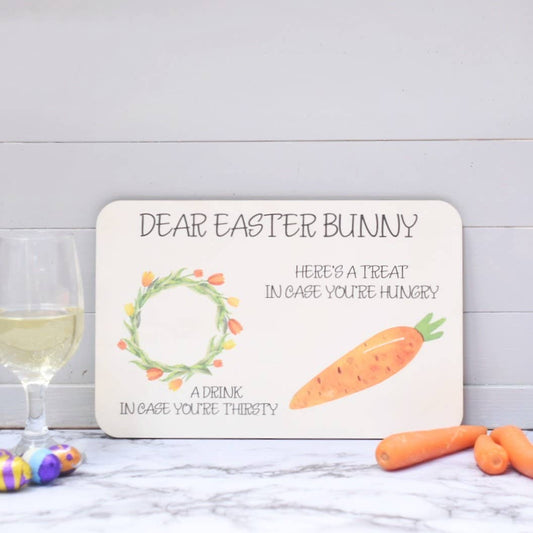 EASTER BUNNY PLACEMAT WOODEN