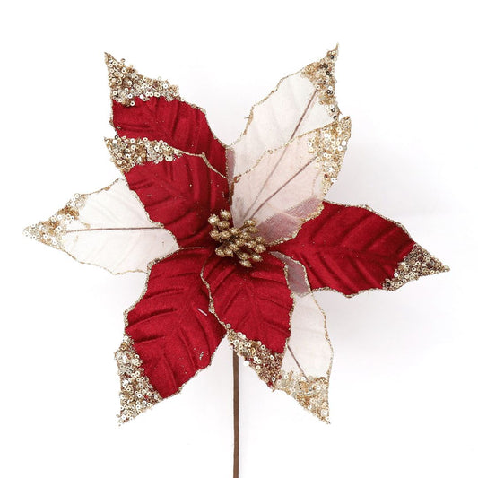 RED IVORY POINSETTIA