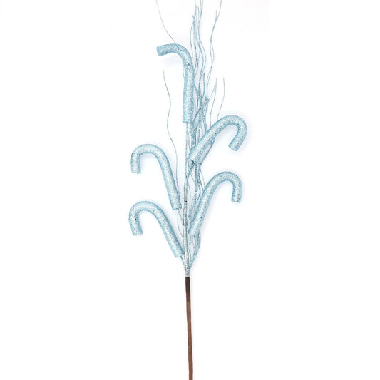 BLUE GLITTER CANDYCANE SPRAY