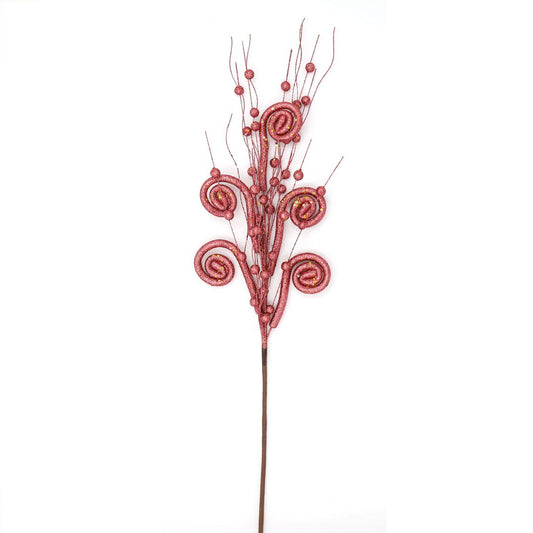 RED GLITTER SWIRL SPRAY