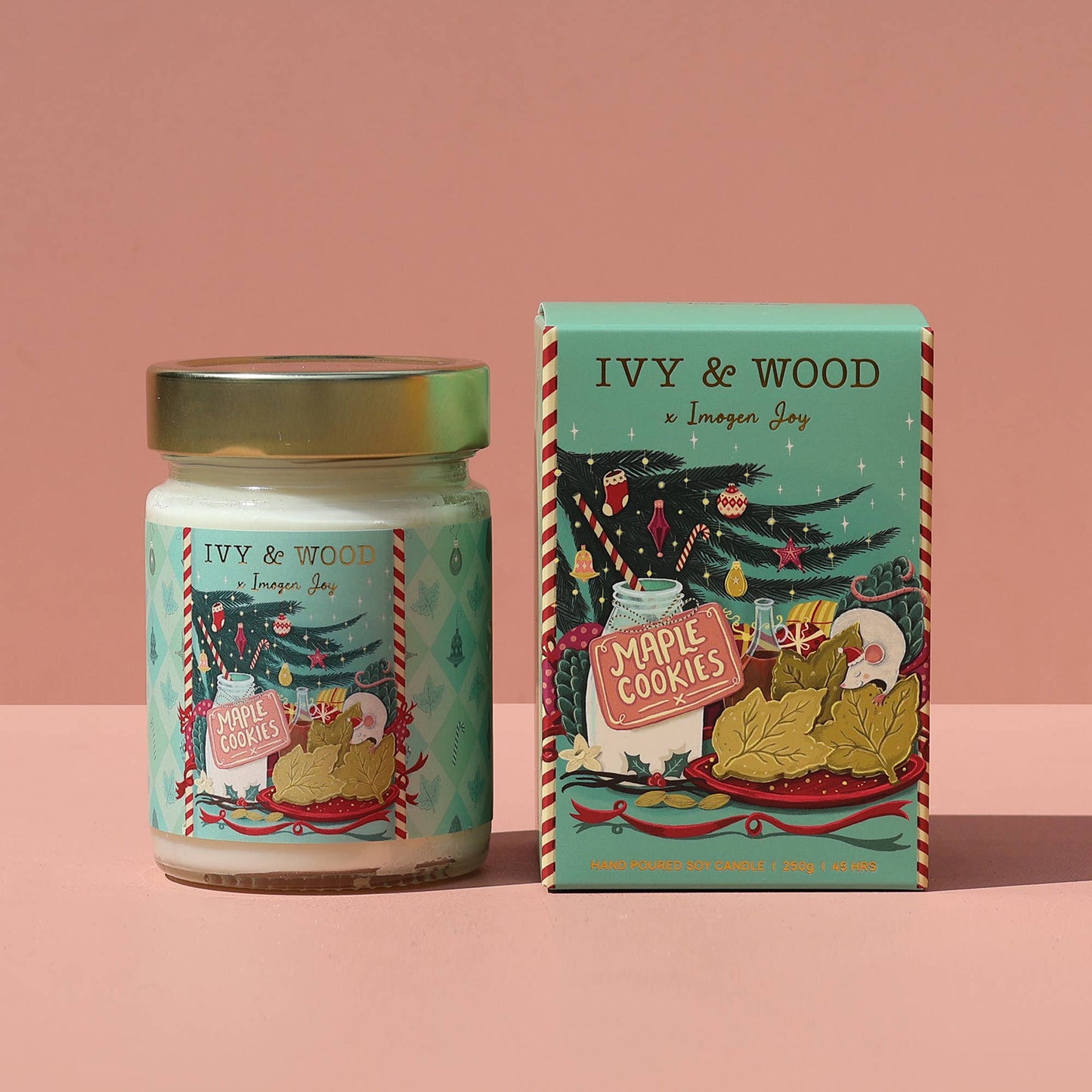 IVY & WOOD MAPLE COOKIES SOY CANDLE