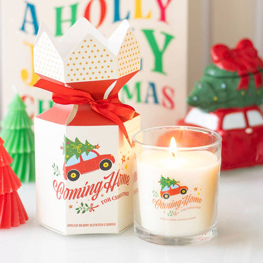 PRE ORDER COMING HOME FOR CHRISTMAS SPICED BERRY CANDLE