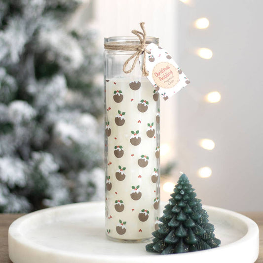 CHRISTMAS PUDDING ADVENT TUBE CANDLE