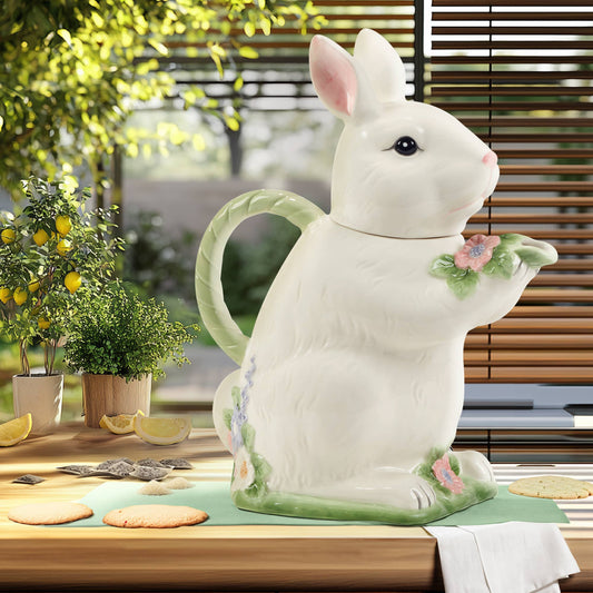 EASTER MORNING BUNNY TEAPOT