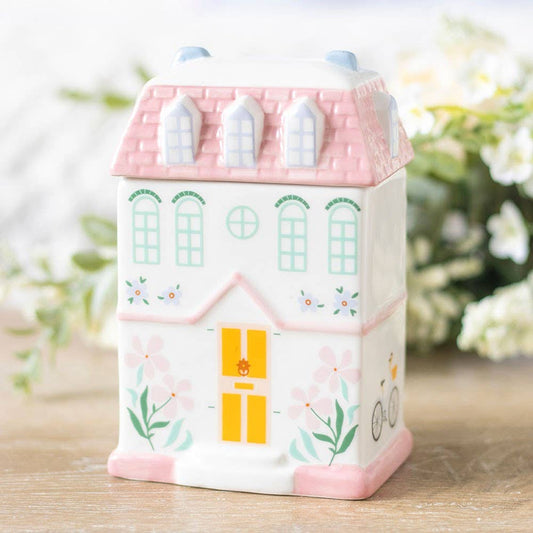 PASTEL HOUSE CERAMIC OIL BURNER