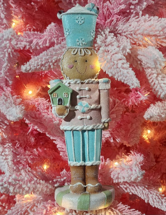 PASTEL GINGERBREAD NUTCRACKER