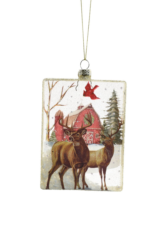 3D REINDEER PICTURE ORNAMENT