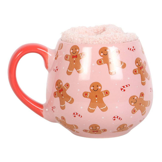 GINGERBREAD MUG & SOCKS SET