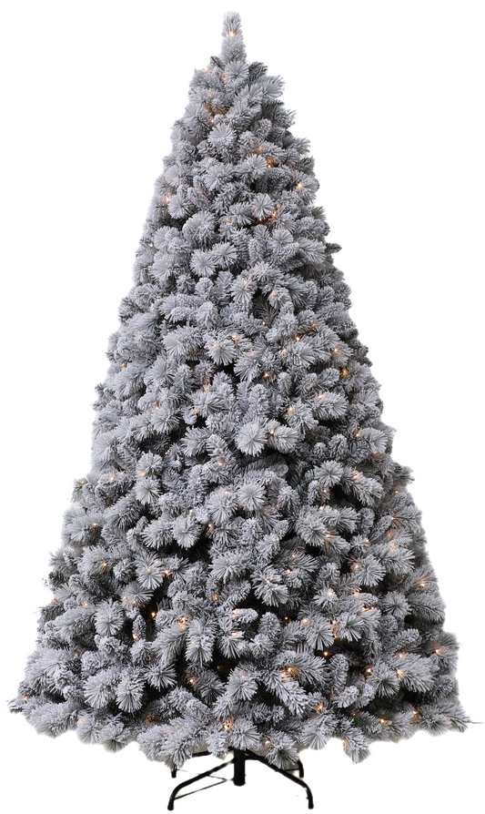 9FT PRE LIT SNOWY