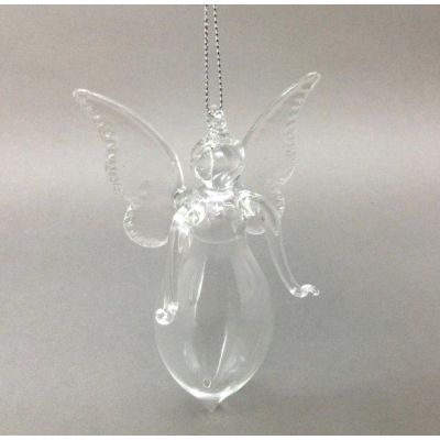 CLEAR ANGEL LONG DROP HANGING