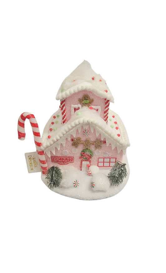 PINK GINGERBREAD CANDY HOUSE