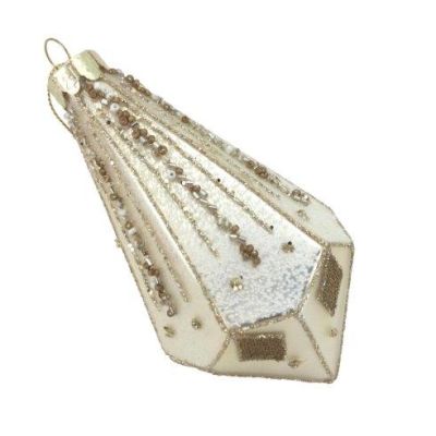 GOLD DRIP OBLIQUE ORNAMENT